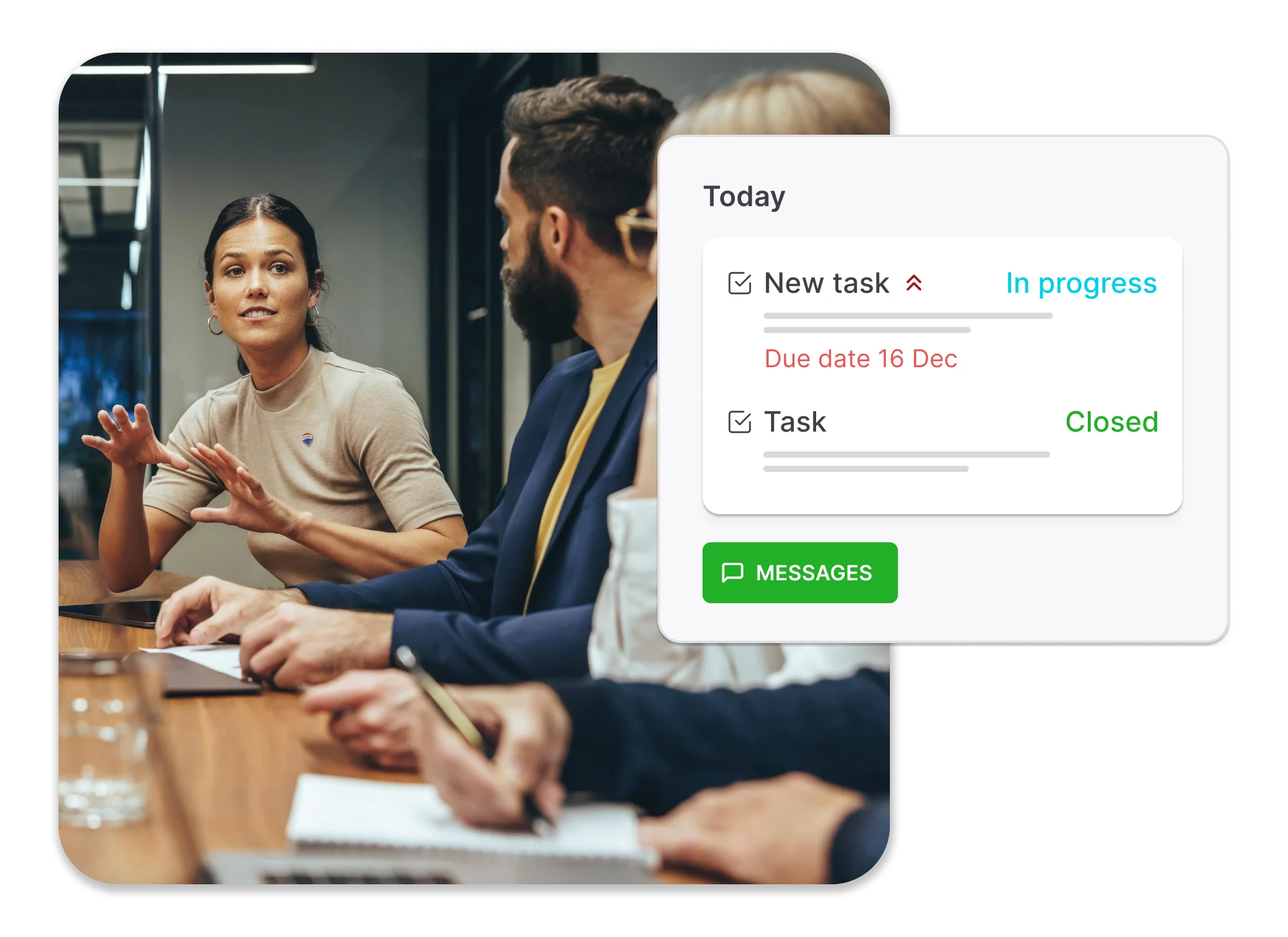 Checklists for the team